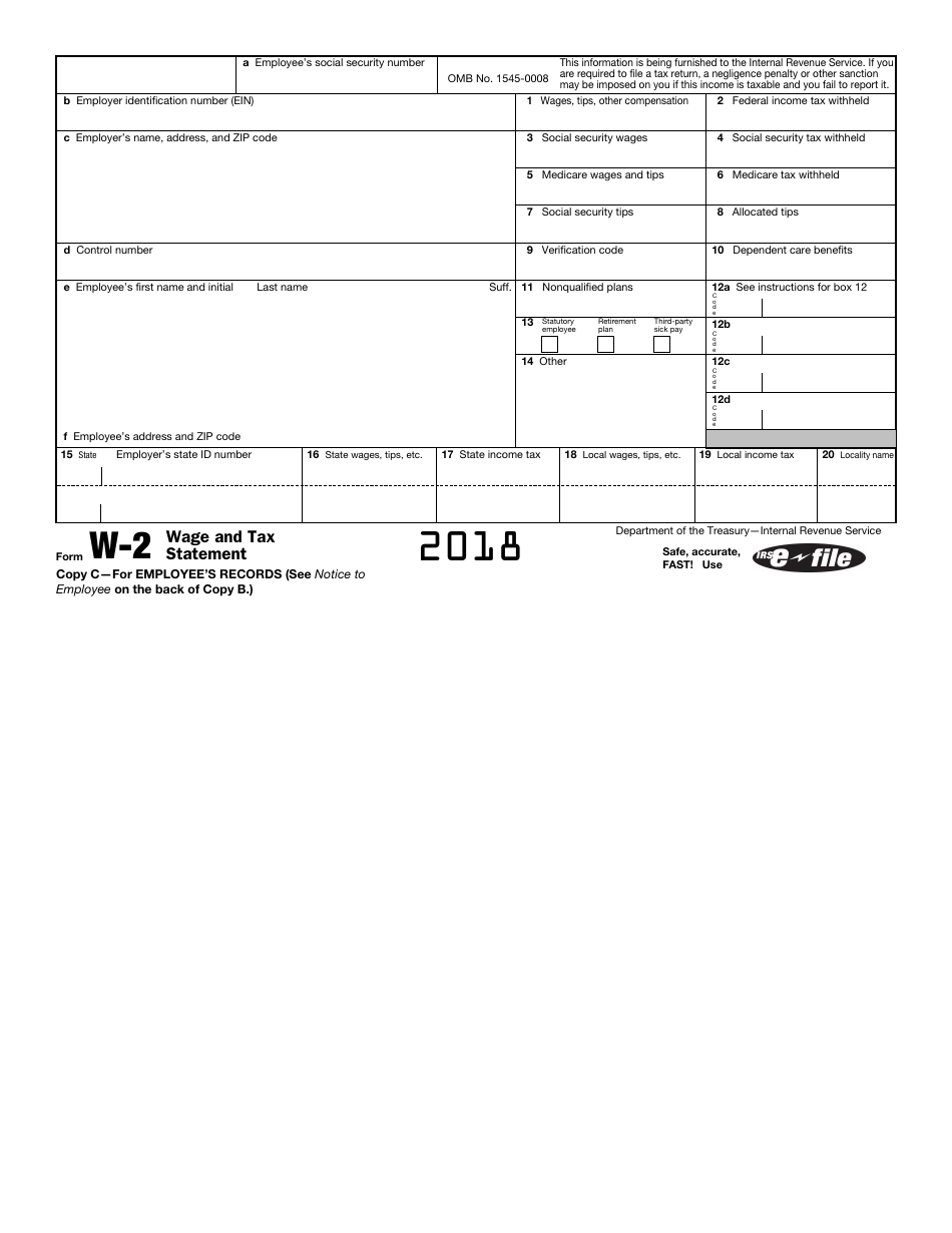 IRS Form W-2 Wage and Tax Statement, Page 6