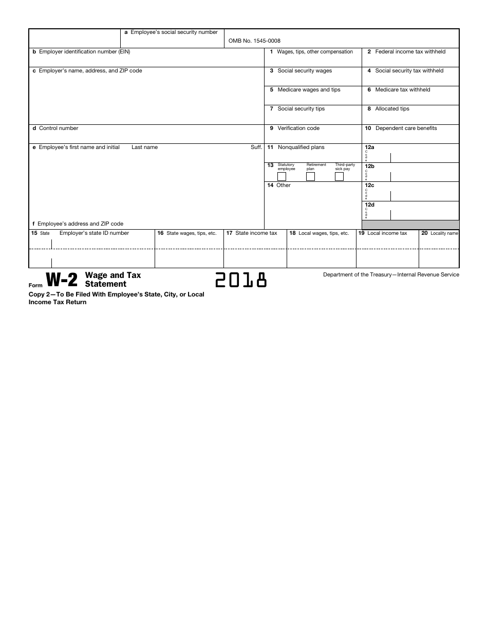 IRS Form W-2 Wage and Tax Statement, Page 8