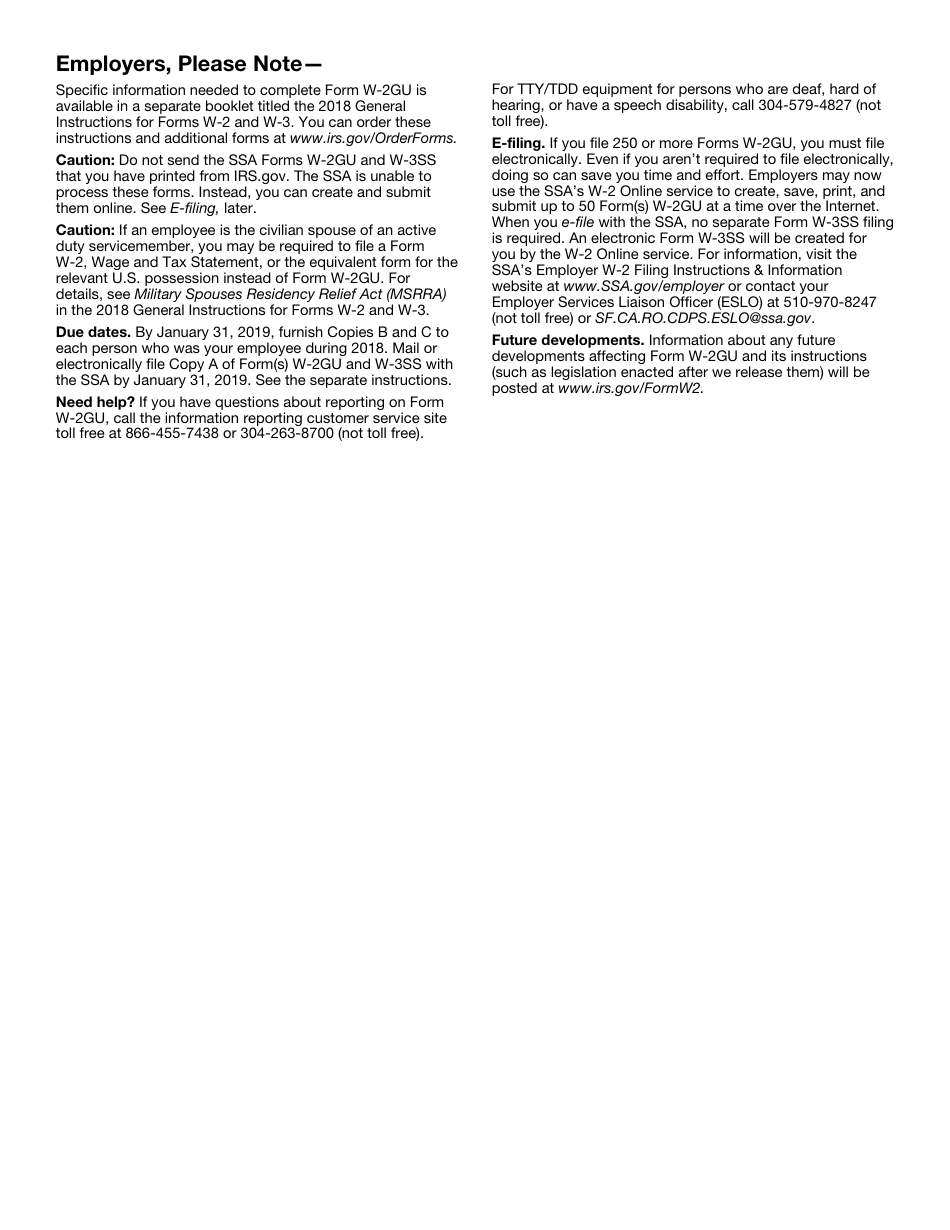 IRS Form W-2GU Guam Wage and Tax Statement, Page 9