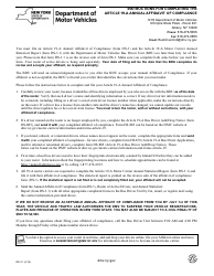 Document preview: Instructions for Form DS-3.1, DS-3 Article 19-a Annual Affidavit of Compliance - New York