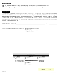 Form DS-877 Article 19-a Certified Examiner Application for Renewal or Amendment - New York, Page 3