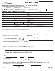 Document preview: Form VS-35 Complaint Report - New York