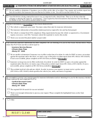 Form FS-25 Request and Reply for New York Insurance Information - New York, Page 2
