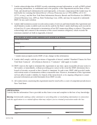 Form ELT-5 Lender Application for Participation in the Electronic Lien Transfer Program - New York, Page 3