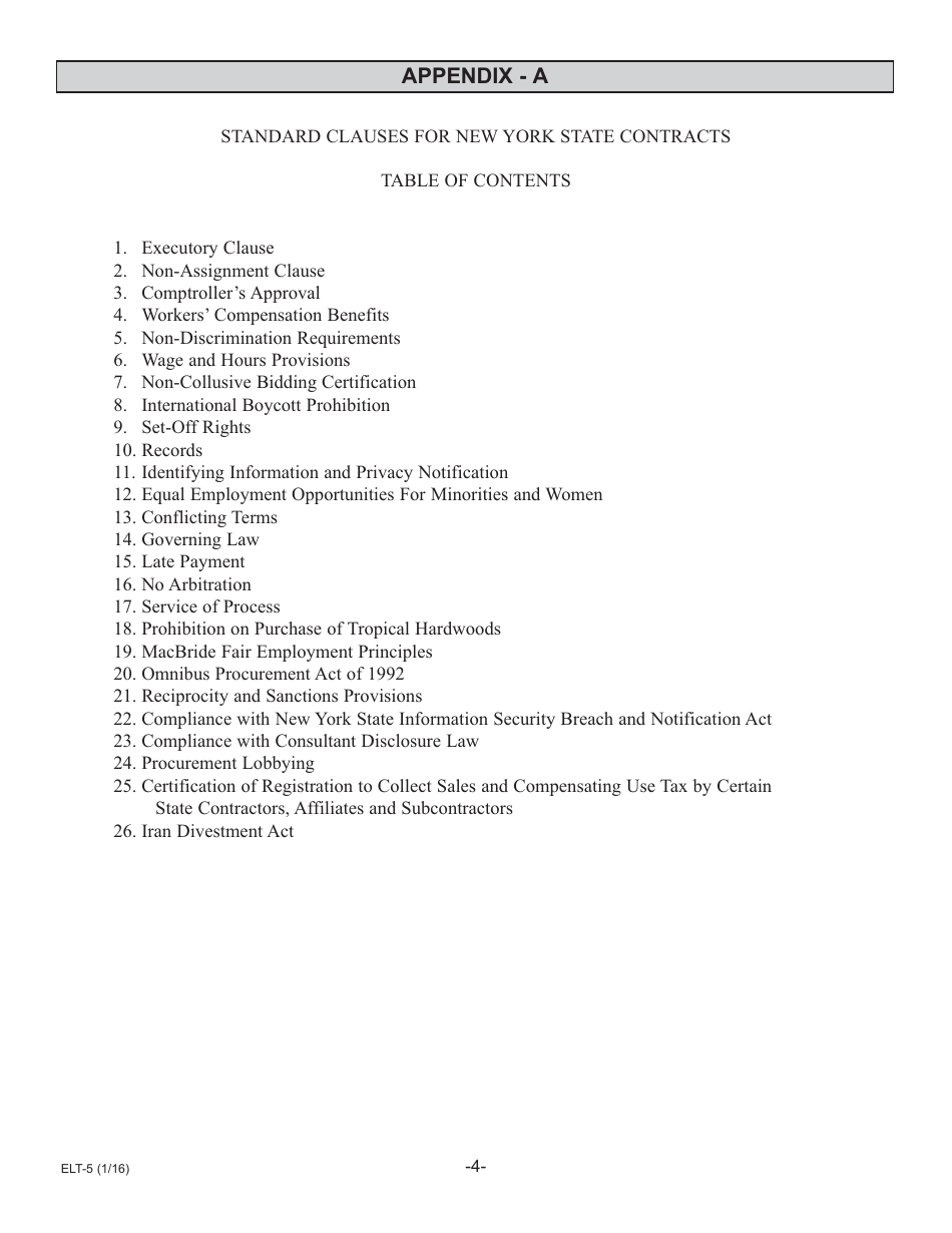 Form ELT-5 Lender Application for Participation in the Electronic Lien Transfer Program - New York, Page 4
