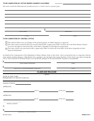 Form MV-2001 Claim and Release Form - New York, Page 2