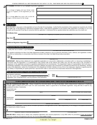 Form MV-82sn Snowmobile Registration Application - New York, Page 2