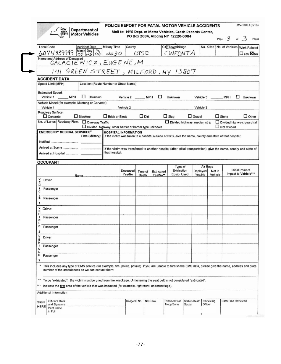 Instructions for Form MV-104EN, MV-104D ###### - New York, Page 7