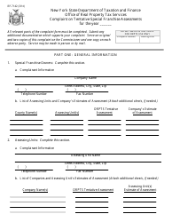 Form RP-7142 Complaint on Tentative Special Franchise Assessments - New York