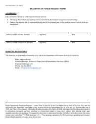 Form WIO-1075A Transfer of Funds Request Form - Arizona, Page 3