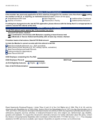 Form DD-099D FORFF &quot;Pre-pas Screening Tool for Members at Least 12 Years Old&quot; - Arizona, Page 2