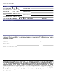 Form UB-092-A FORFF Confidential Financial Statement - Arizona, Page 3