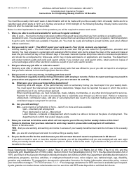 Form UB-106-A-FF Weekly Claim for Unemployment Insurance (Ui) Benefits - Arizona, Page 2