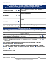 Form WIO-1031A FORFF Training Program Credential Checklist - Arizona, Page 3