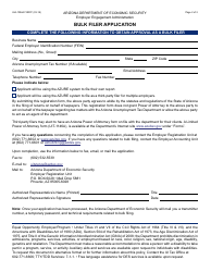 Form UIA-1004A FORFF Bulk Filer Application - Arizona, Page 2