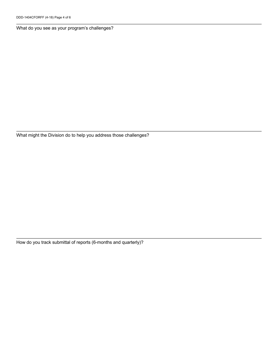 Form DDD-1404CFORFF Employment Support Aide - Quality Assurance Review - Arizona, Page 4