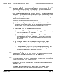 Form AD900A Statement of Understanding - Independent Adoptions Program - California, Page 3