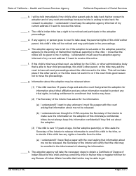 Form AD900B Statement of Understanding Independent Adoptions Program - Alleged Father of an Indian Child - California, Page 3