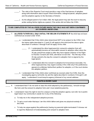 Form AD900B Statement of Understanding Independent Adoptions Program - Alleged Father of an Indian Child - California, Page 4