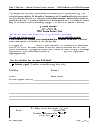 Form RFA09B Notice of Action to Individual Regarding Resource Family Approval Criminal Record Exemption Decision - California, Page 3