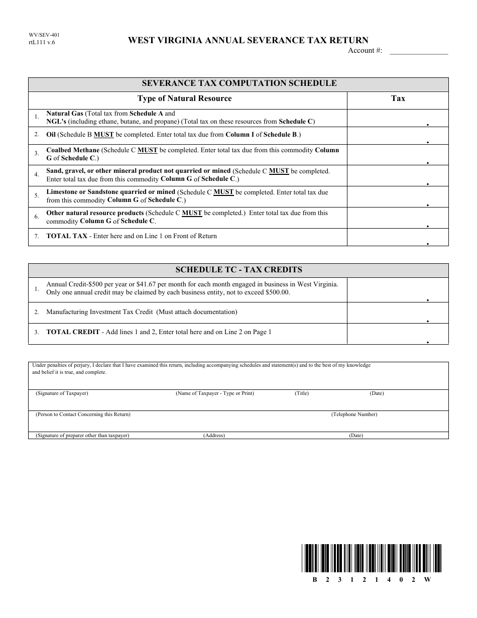 Form Wvsev 401 Fill Out Sign Online And Download Printable Pdf West Virginia Templateroller 9656