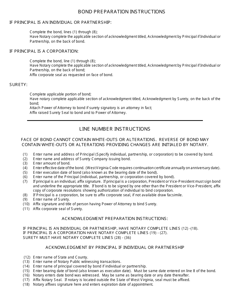 Form WV / SEV-nrt-Bond 2 Nonresident Timber Severance Tax Surety Bond - West Virginia, Page 3