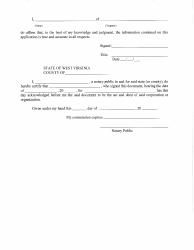 Application Form for Ad Valorem Property Tax Treatment as Certified Capital Addition Property - West Virginia, Page 4