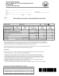 Form CST-270 Local Wine &amp; Liquor Distribution Tax Return - West Virginia