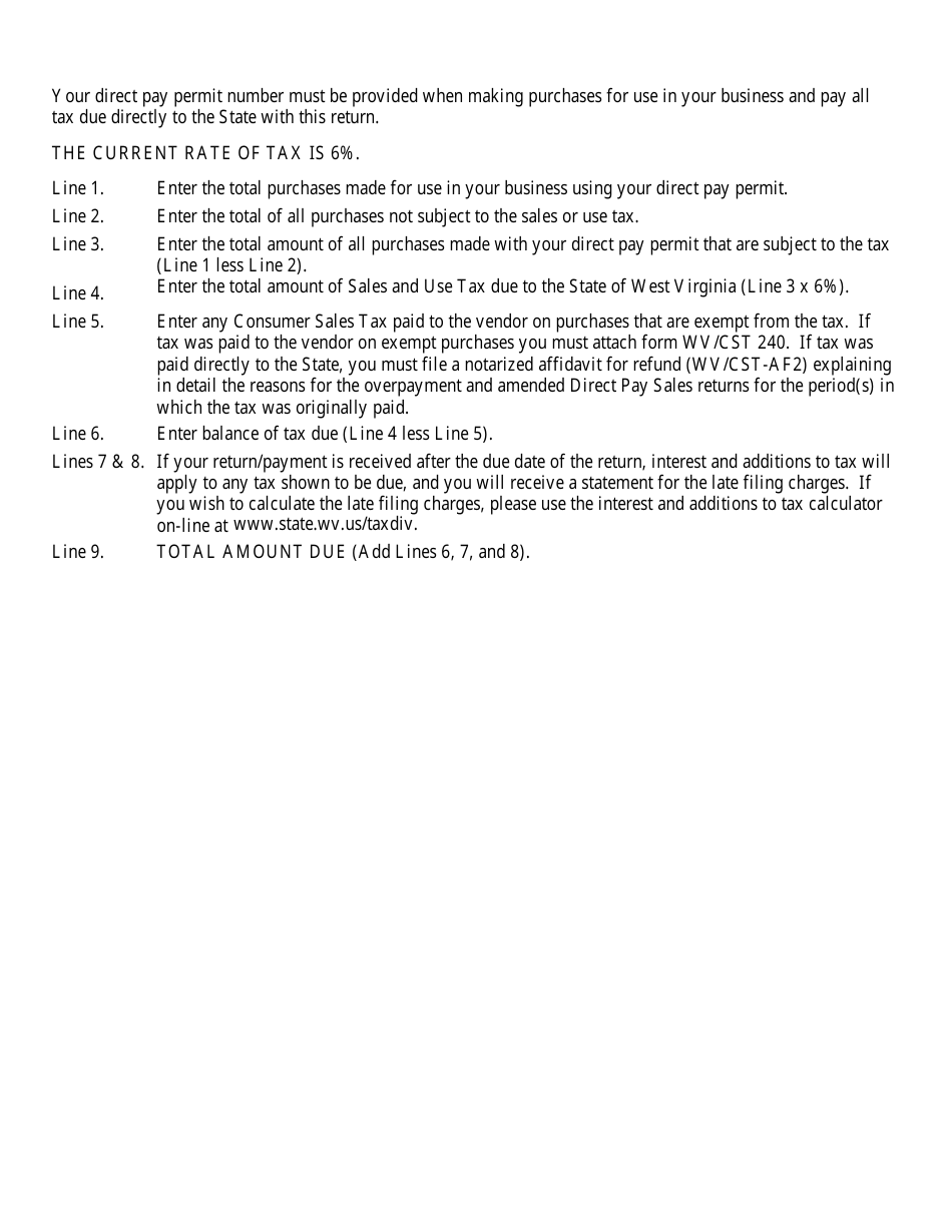 Form Wvcst 210 Fill Out Sign Online And Download Printable Pdf West Virginia Templateroller 4264