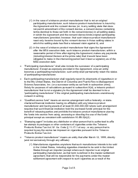 Instructions for State of West Virginia Certification of Tobacco Product Manufacturers - West Virginia, Page 3