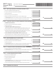 Form 2601011-W Schedule 500CR Credit Computation Schedule - Virginia, Page 2
