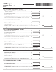 Form 2601011-W Schedule 500CR Credit Computation Schedule - Virginia, Page 4