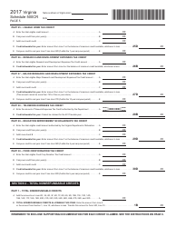 Form 2601011-W Schedule 500CR Credit Computation Schedule - Virginia, Page 5