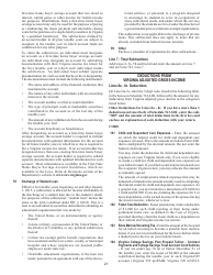 Instructions for Form 763 Nonresident Individual Income Tax - Virginia, Page 27