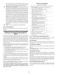 Instructions for Form 763 Nonresident Individual Income Tax - Virginia, Page 29