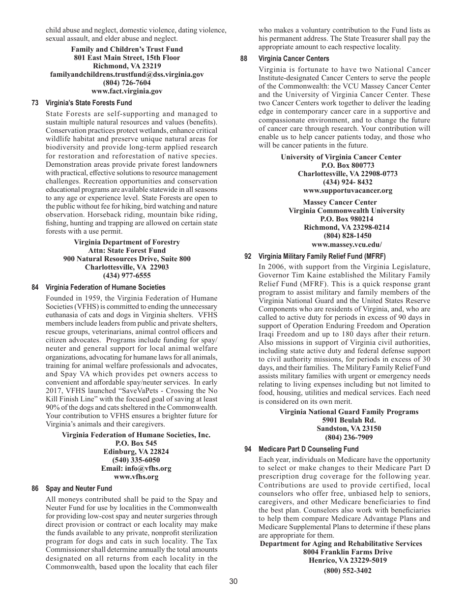 Instructions for Form 763 Nonresident Individual Income Tax - Virginia, Page 36