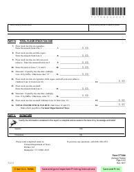 VT Form CTT-644 Retail Cigarette and Tobacco Sellers Vermont Floor Stock Tax Return - Vermont, Page 2