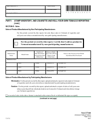 VT Form CTT-646 Wholesale Cigarette and Tobacco Dealer Report and Tax Return (Formerly Ct-640 &amp; to-641) - Vermont, Page 2