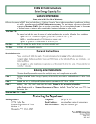 VT Form SCT-603 Solar Energy Capacity Tax - Vermont, Page 3