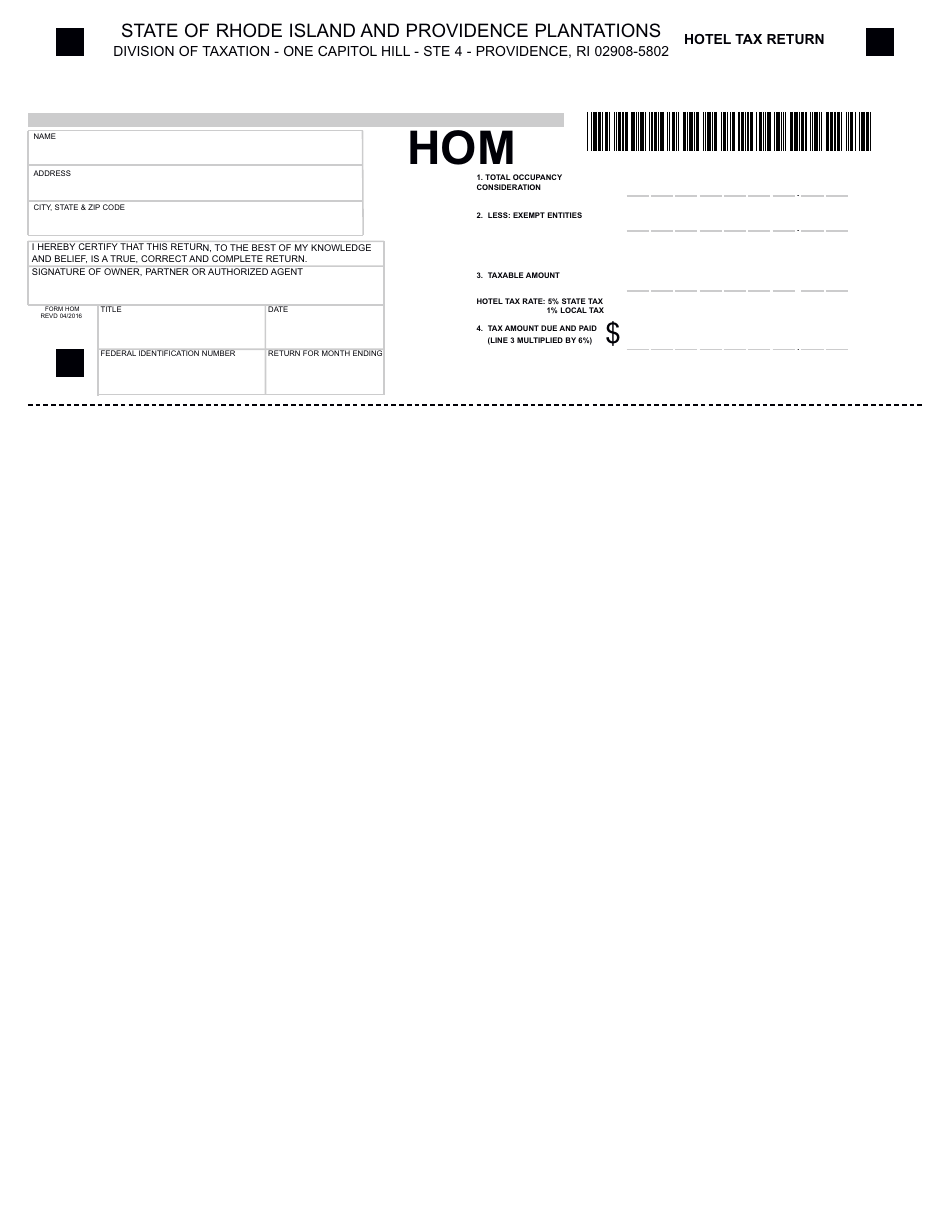 Rhode Island Hotel Tax Return Fill Out Sign Online And Download PDF rhode-island-hotel-tax-return-fill-out-sign-online-and-download-pdf