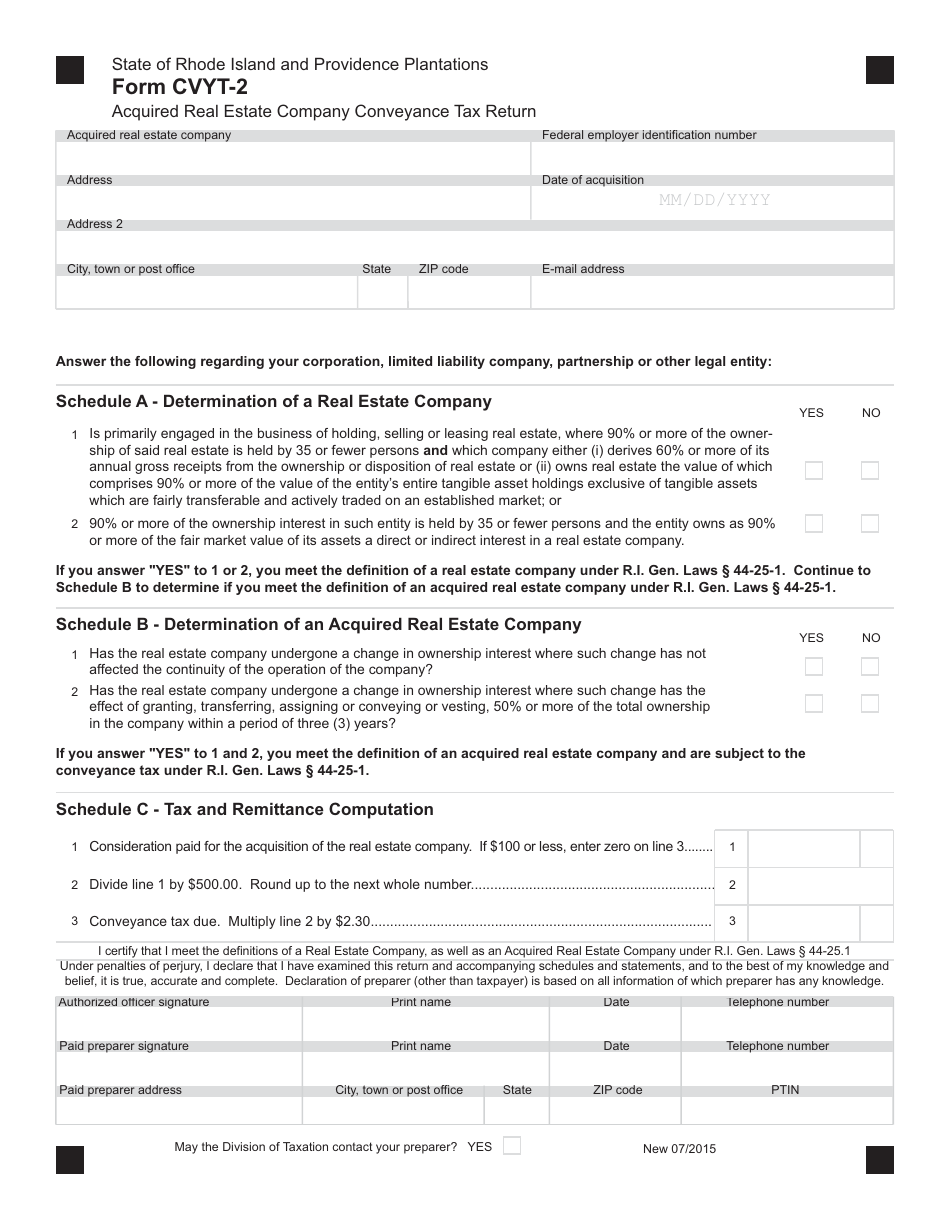 conveyance of property form