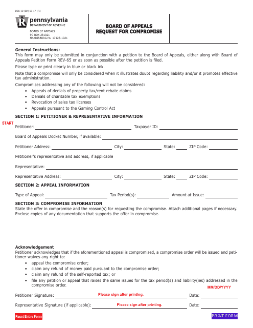 Form DBA 10 (BA) Fill Out Sign Online and Download Fillable PDF