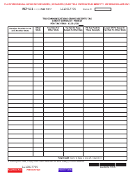 Form RCT-111 Gross Receipts Tax (Grt) Report - Telecommunications - Pennsylvania, Page 7
