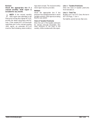 Instructions for Form RCT-123 Gross Premiums Tax - Surplus Lines Agents - Pennsylvania, Page 4