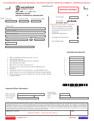 Document preview: Form RCT-126 Membership Report - Electric Cooperative Corporations - Pennsylvania