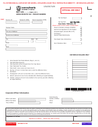 Document preview: Form RCT-131 Gross Receipts Tax - Private Bankers - Pennsylvania