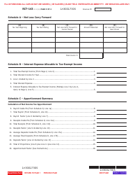 Form RCT-143 Net Income Tax Report - Mutual Thrift Institutions - Pennsylvania, Page 3