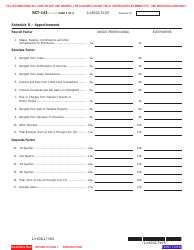 Form RCT-143 Net Income Tax Report - Mutual Thrift Institutions - Pennsylvania, Page 4