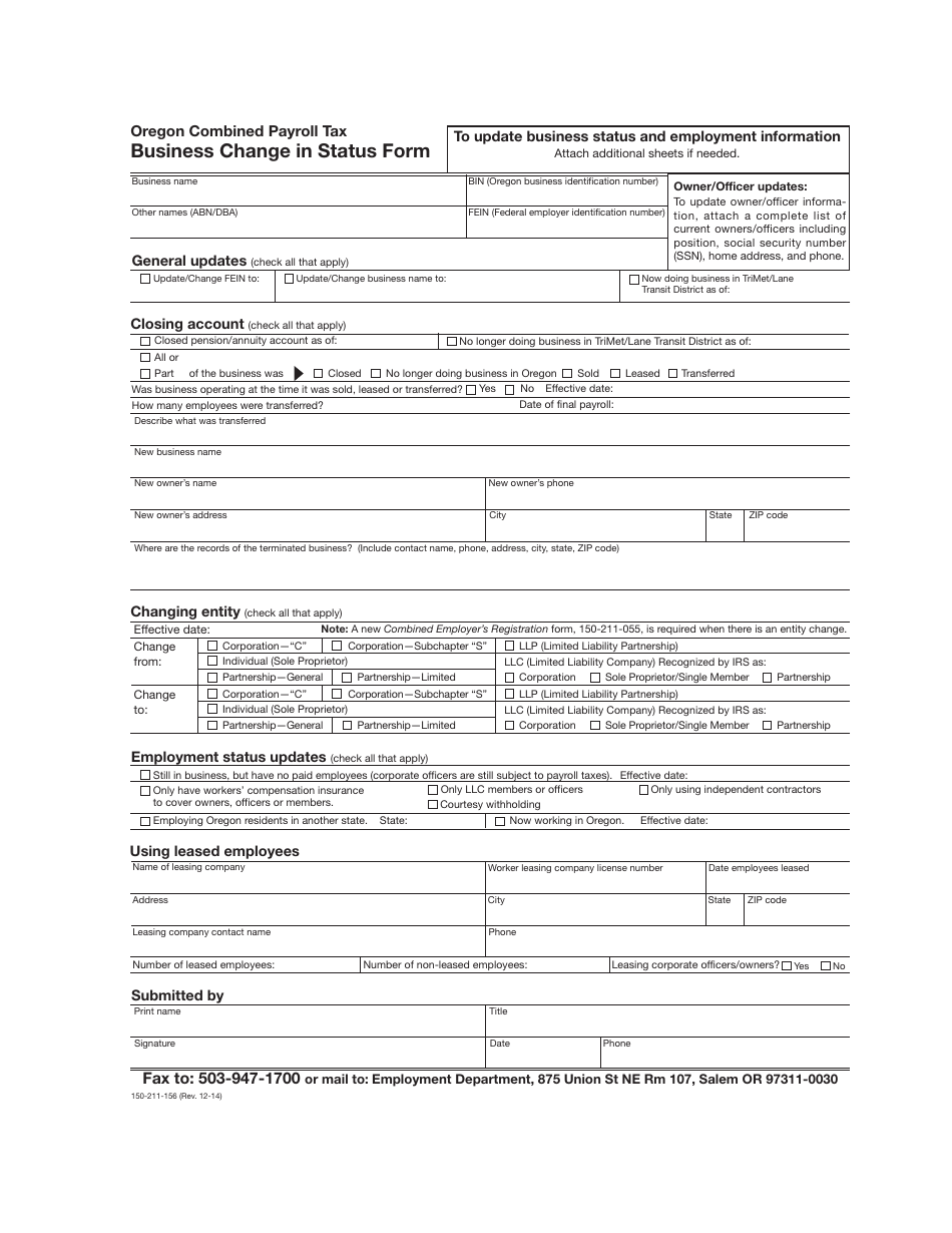 Form 150-206-695 An Employers Guide to Oregon Withholding and Transit Taxes for Sports and Entertainment Industries - Oregon, Page 13