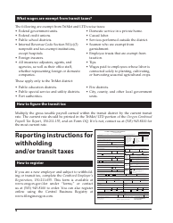 Form 150-206-695 An Employer&#039;s Guide to Oregon Withholding and Transit Taxes for Sports and Entertainment Industries - Oregon, Page 6